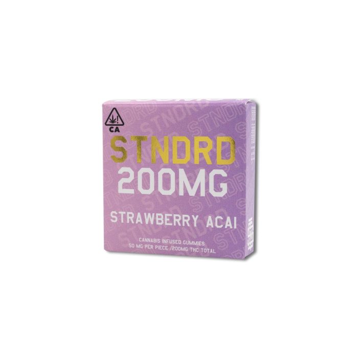 STNDRD - 200 mg - Sativa - Strawberry Acai (Pk 1)