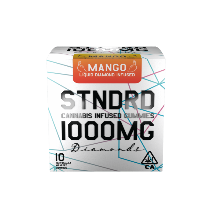 STNDRD - Gummy - 1000 mg - Liquid Diamond - Indica - Mango - (Pk 1) ($50.00 ea.)