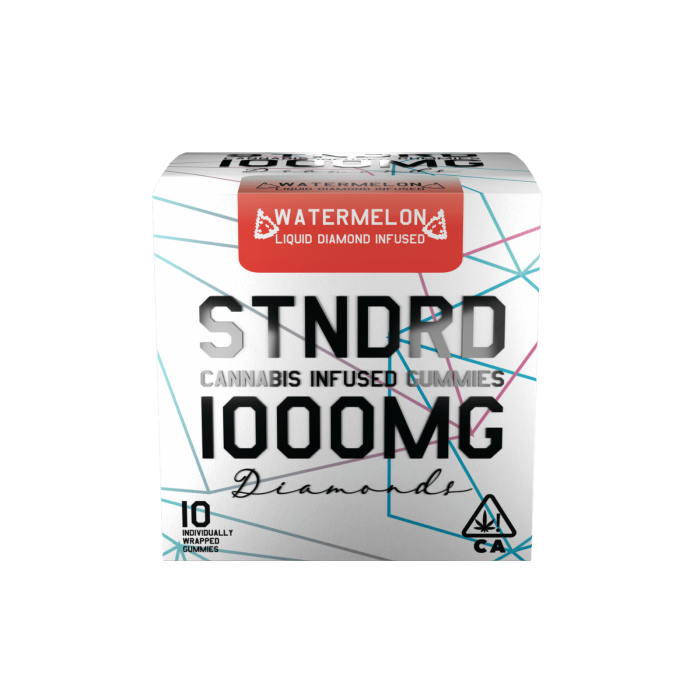 STNDRD - Gummy - 1000 mg - Liquid Diamond - Sativa - Watermelon - (Pk 1) ($50.00 ea.)