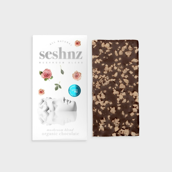 seshnz chocolate bar | 5000 mg | pk 1 | sea salt almond |