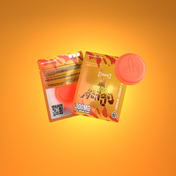 FKEM / Gummy  300 mg / Lava Flow Mango / INDICA / singles / pk 1