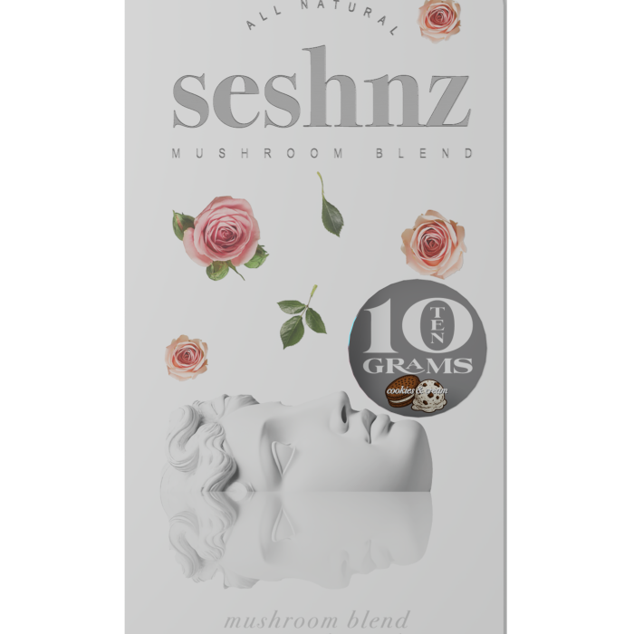 Seshnz chocolate bar | mushroom blend | 10 GR | cookies & cream | pk 1