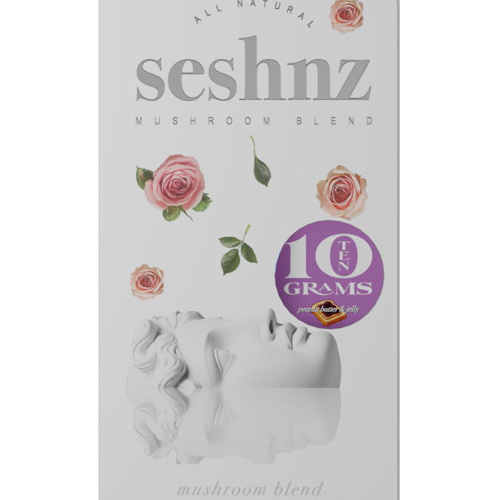 Seshnz chocolate bar | mushroom blend | 10 GR | peanut butter & jelly | pk 1