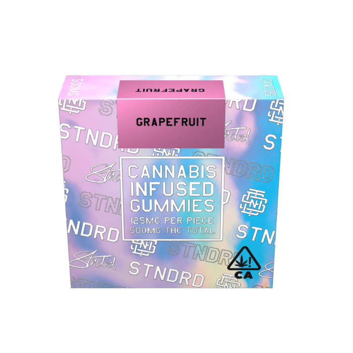 STNDRD - Gummy  500 mg - Hybrid - Grapefruit - (Pk 1) $24.00 ea.