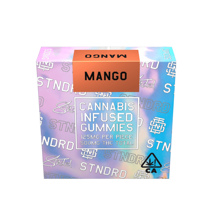 STNDRD - Gummy  500 mg - Hybrid - Mango - (Pk 1)
