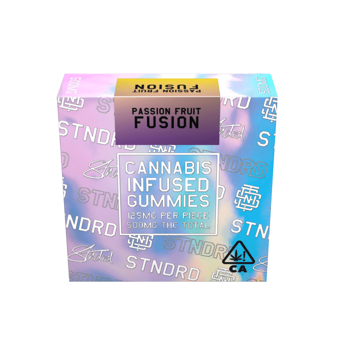 STNDRD - Gummy  500 mg - Sativa - Passion Fruit Fusion - (Pk 1)