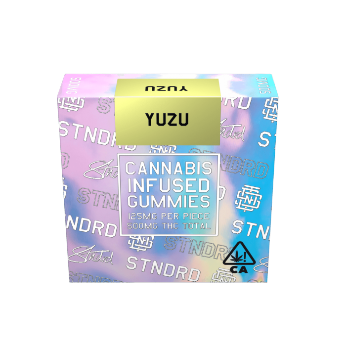 STNDRD - Gummy  500 mg - Indica - Yuzu - (Pk 1) $24 ea.