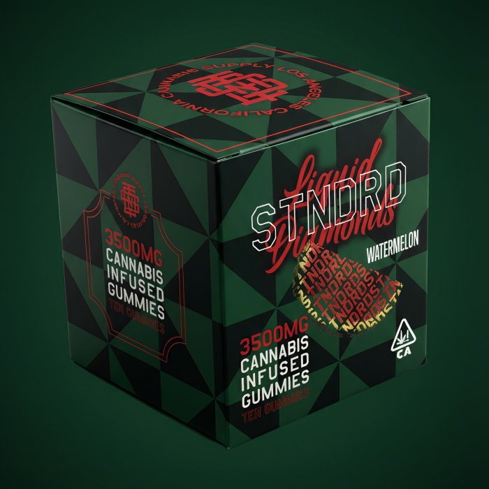 STNDRD - Gummy - 3500 mg - Liquid Diamond - Sativa - Watermelon - (Pk 1) ($45 ea.)